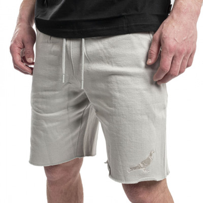 Šedé pánské kraťasy Staple Pigeon Garment Sweatshort